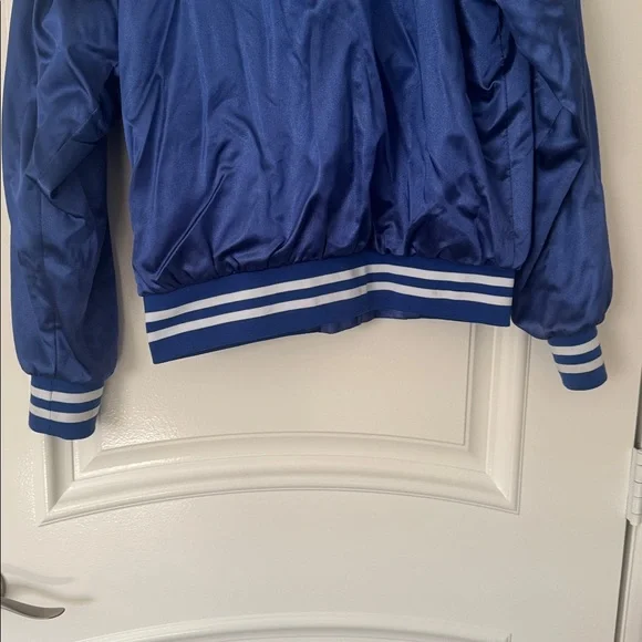 Augusta Sportswear Royal/White Satin Jacket - Size M - Picture 13 of 16